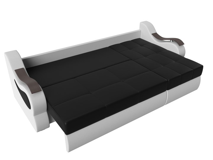 Угловой диван Меркурий, Черный/белый (экокожа) в Самаре - изображение 5