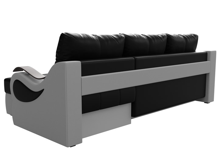 Угловой диван Меркурий, Черный/белый (экокожа) в Самаре - изображение 7