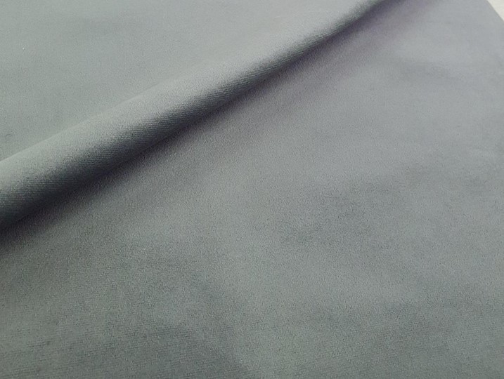 Угловой диван Николь, Серый/Черный/Черный (велюр/экокожа) в Тольятти - изображение 8