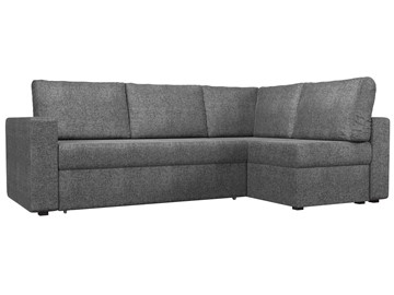 Угловой диван для гостиной Оливер, Серый (рогожка) в Тольятти