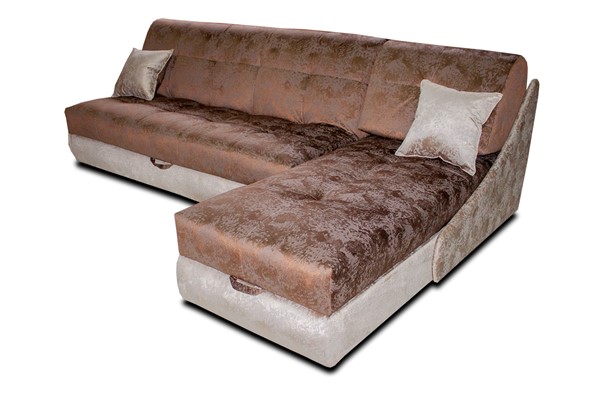 Угловой диван с оттоманкой Аккордеон-Z (сп.м. 800х2050) в Тольятти - изображение