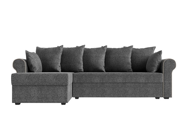 Угловой диван Рейн, Серый/Бежевый (рогожка) в Самаре - изображение 1