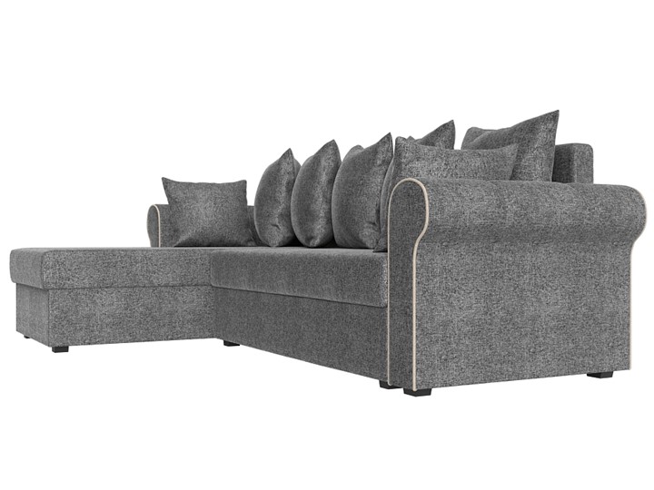 Угловой диван Рейн, Серый/Бежевый (рогожка) в Самаре - изображение 2
