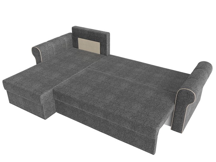 Угловой диван Рейн, Серый/Бежевый (рогожка) в Самаре - изображение 6
