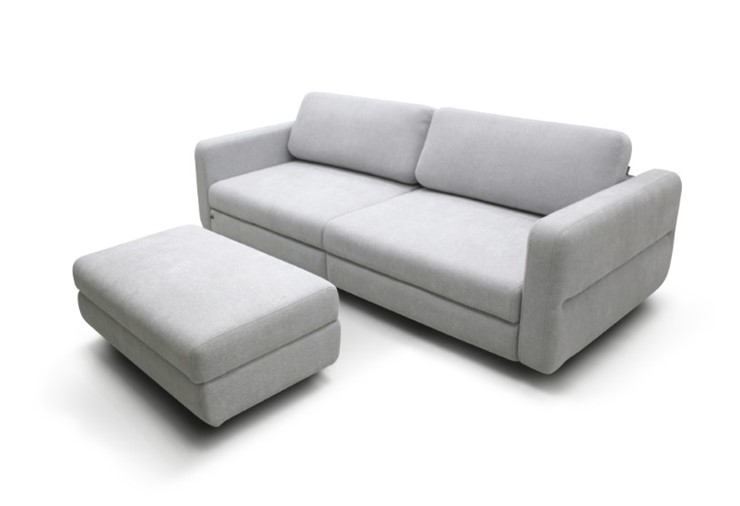 Модульный диван с пуфом Марко (м6,1+м3д+м3ящ+м6,1+м13) в Тольятти - изображение 1