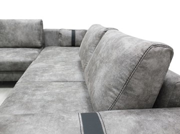 Угловой диван с узкой спинкой Даллас  м6,2+м3+м4+м9+м6+м15 отдельный +2 малые подушки+ящик в малой части в Самаре - предосмотр 4