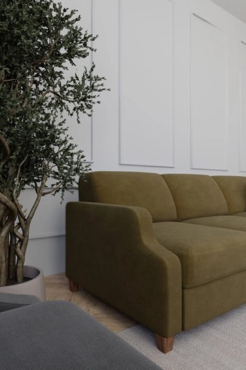 Угловой диван Валенсия Ретро с оттоманкой в Самаре - изображение 5