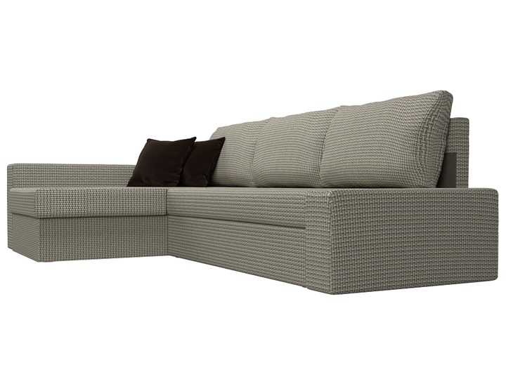 Угловой диван для гостиной Версаль, Корфу 02/Коричневый (рогожка) в Самаре - изображение 2