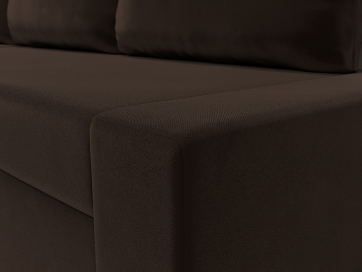 Угловой диван Версаль, Коричневый/Бежевый (микровельвет) в Тольятти - изображение 3