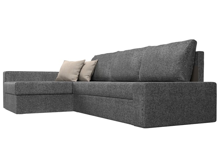 Угловой диван Версаль, Серый/Бежевый (рогожка) в Самаре - изображение 3