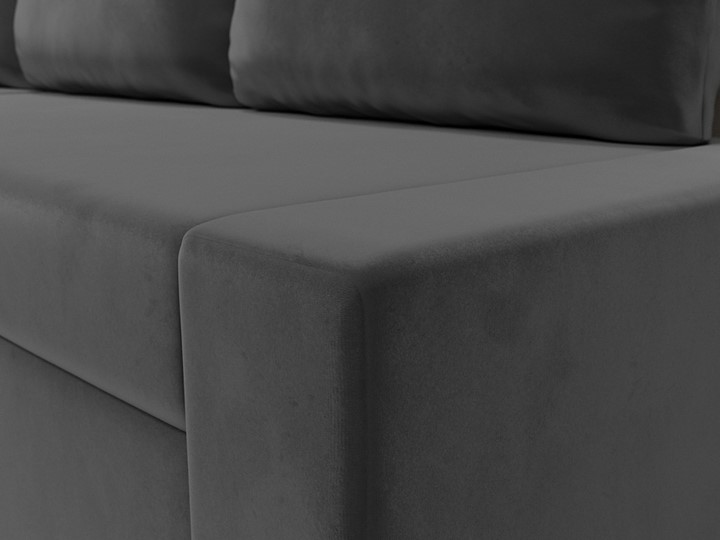 Угловой диван Версаль, Серый/Бежевый (велюр) в Тольятти - изображение 3