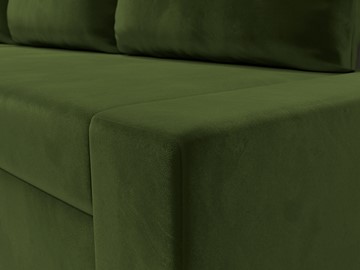 Угловой раскладной диван Версаль, Зеленый/Бежевый (микровельвет) в Самаре - предосмотр 3