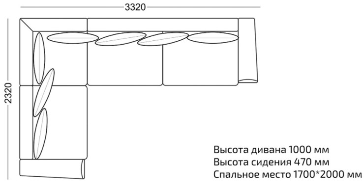 Угловой диван Виктория в Тольятти - изображение 2