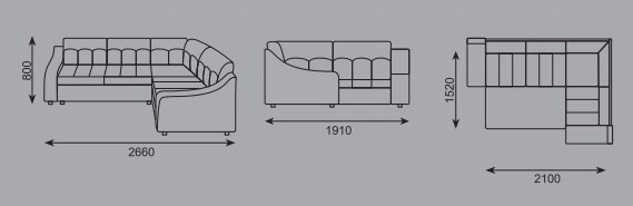 Угловой диван Сириус 1 ДУ в Самаре - изображение 3