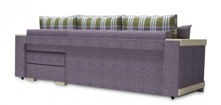 Угловой диван Serena 210 (Uno roze grey + kenturi sage) в Тольятти - изображение 1