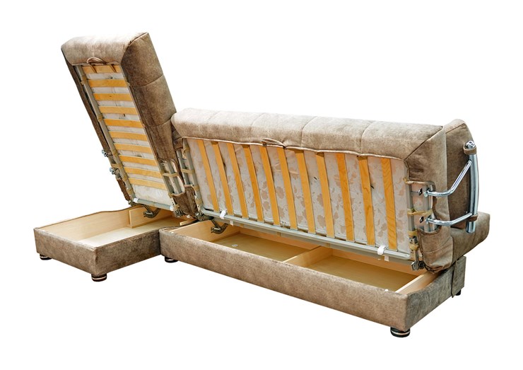 Угловой диван Милана 6 ДУ с хром. подлокотниками, НПБ в Тольятти - изображение 4