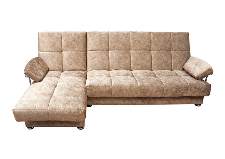 Угловой диван Милана 6 ДУ с хром. подлокотниками, НПБ в Самаре - изображение 1