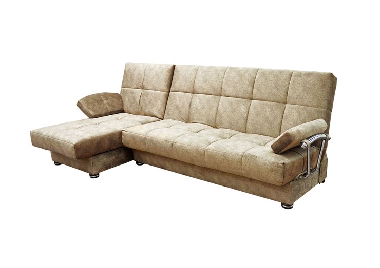 Угловой диван Милана 6 ДУ с хром. подлокотниками, НПБ в Тольятти - изображение 2