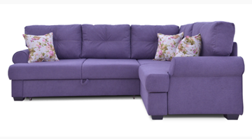 Угловой диван Bianka (Candy plum+Arcadia roze) в Самаре