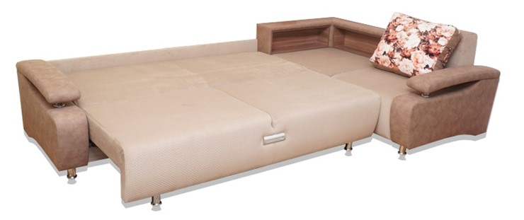 Угловой диван Престиж-15 люкс с полкой в Самаре - изображение 1