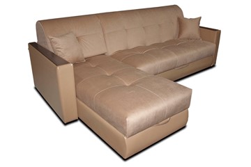 Угловой диван с оттоманкой Аккордеон-1 (сп.м. 1600х2050) в Тольятти
