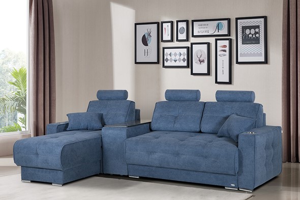 Угловой диван с оттоманкой Караван ППУ в Самаре - изображение