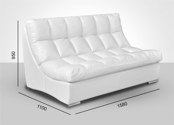 Прямой диван Брайтон без механизма 1580*1100*950 в Самаре