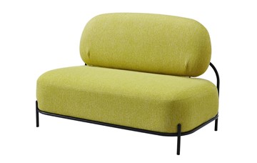 Прямой диван 2-х местный SOFA-06-02 желтый A652-21 в Тольятти - предосмотр 1