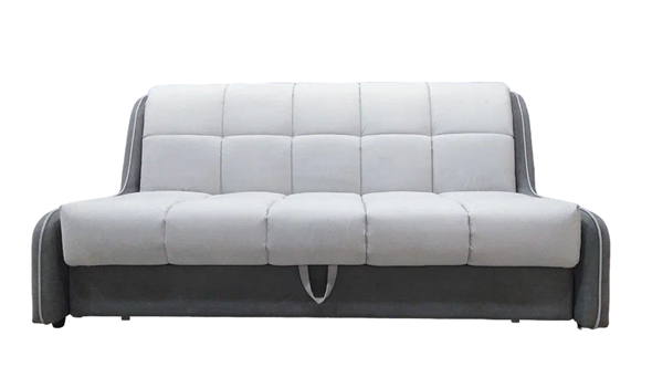 Прямой диван Аккордеон-Кант 1,55, полоска (НПБ) в Самаре - изображение