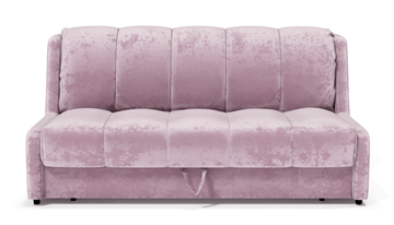 Прямой диван Аккордеон-Кровать 1,55 с каретной утяжкой, полоска (НПБ) в Тольятти - предосмотр