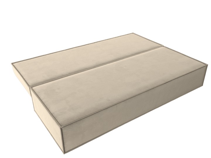 Прямой диван Фабио Лайт, Бежевый (микровельвет) в Самаре - изображение 2