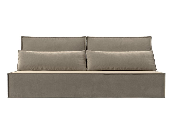 Прямой диван Фабио Лайт, Бежевый (микровельвет) в Самаре - изображение 7