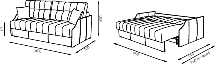 Прямой диван Камелот 2 (НПБ) в Самаре - изображение 9