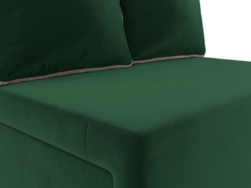 Прямой диван Лагуна, Зеленый/Бежевый (Велюр) в Самаре - предосмотр 6