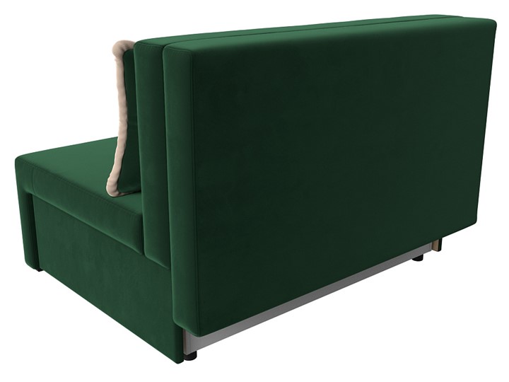 Прямой диван Лагуна, Зеленый/Бежевый (Велюр) в Самаре - изображение 8