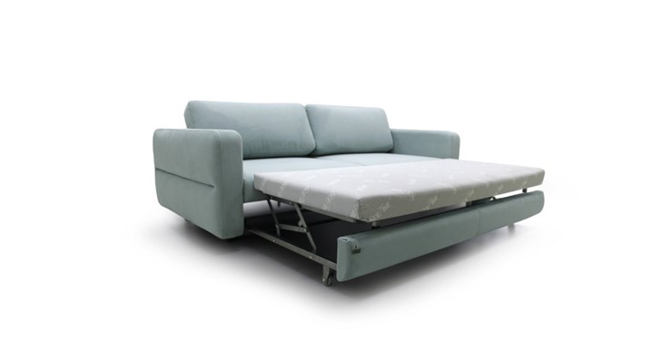 Прямой диван Марко ППУ дельфин  215х123 м6,1+м10,1+м6,1 узкие подлокотники в Самаре - изображение 2