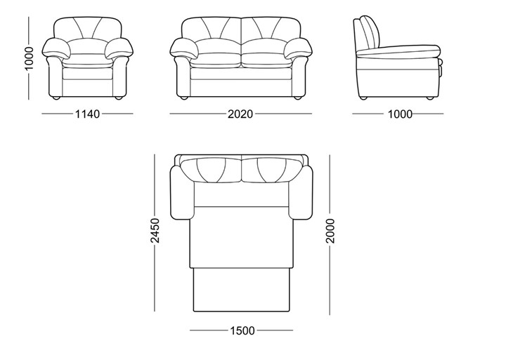 Прямой диван Моника люкс в Самаре - изображение 7