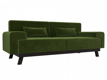 Прямой диван Мюнхен, Зеленый (микровельвет) в Самаре