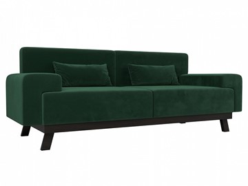 Прямой диван Мюнхен, Зеленый (велюр) в Самаре