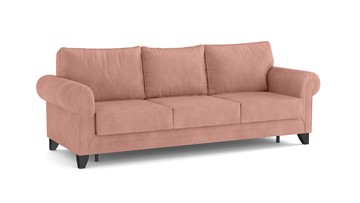 Прямой диван Орландо, велюр аватар розовый 305 в Самаре