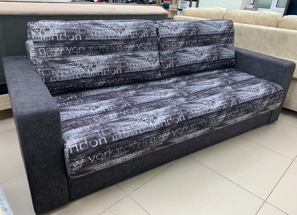 Прямой диван Сантана 4 без стола, еврокнижка велюр/шенилл в Тольятти - изображение