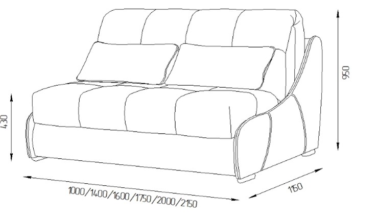 Прямой диван Токио 150 (ППУ) в Самаре - изображение 11