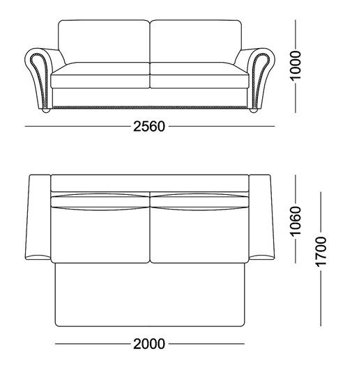 Прямой диван Виктория 3 подушки в Самаре - изображение 4
