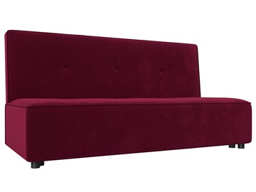 Прямой диван Зиммер, Бордовый (микровельвет) в Самаре