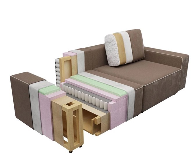 Прямой диван Пегас 1 БД в Самаре - изображение 3