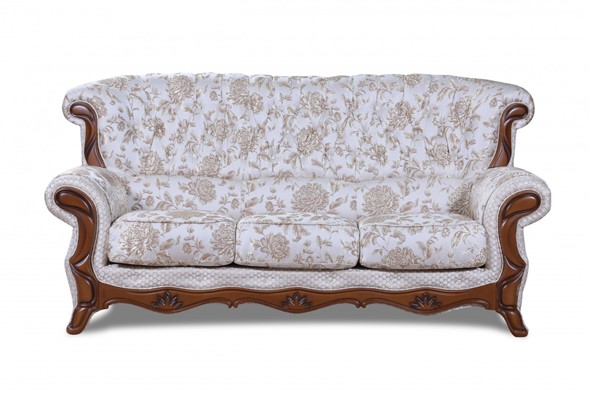 Прямой диван Барокко, ДБ3 в Тольятти - изображение