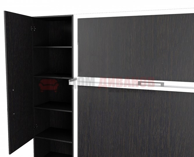 Диван Кровать-трансформер Smart (ШЛ+КД 1400+ШП), 2 шкафа, без подлокотников в Самаре - изображение 2