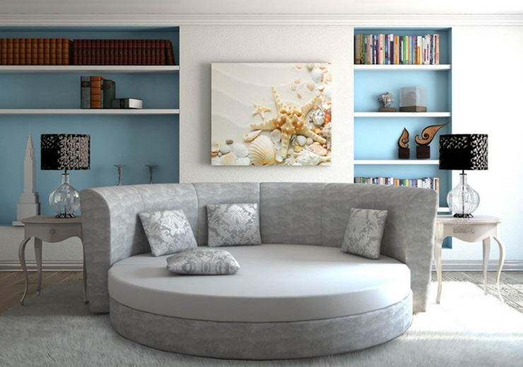 Круглый диван-кровать Смайл в Сызрани - изображение 5
