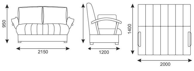 Прямой диван Челси 2 БД (Боннель) в Самаре - изображение 10