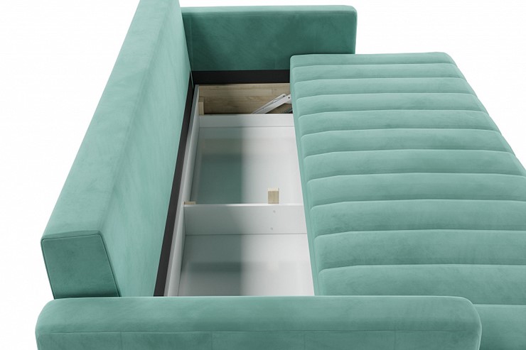 Прямой диван Марк 3т СК, Ультра минт в Самаре - изображение 3